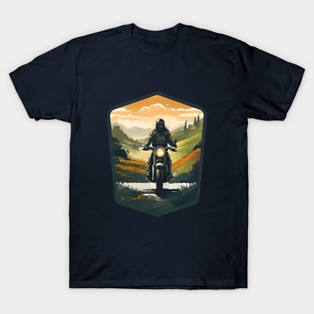 A rider in the shire T-Shirt by The Dark Matter Art